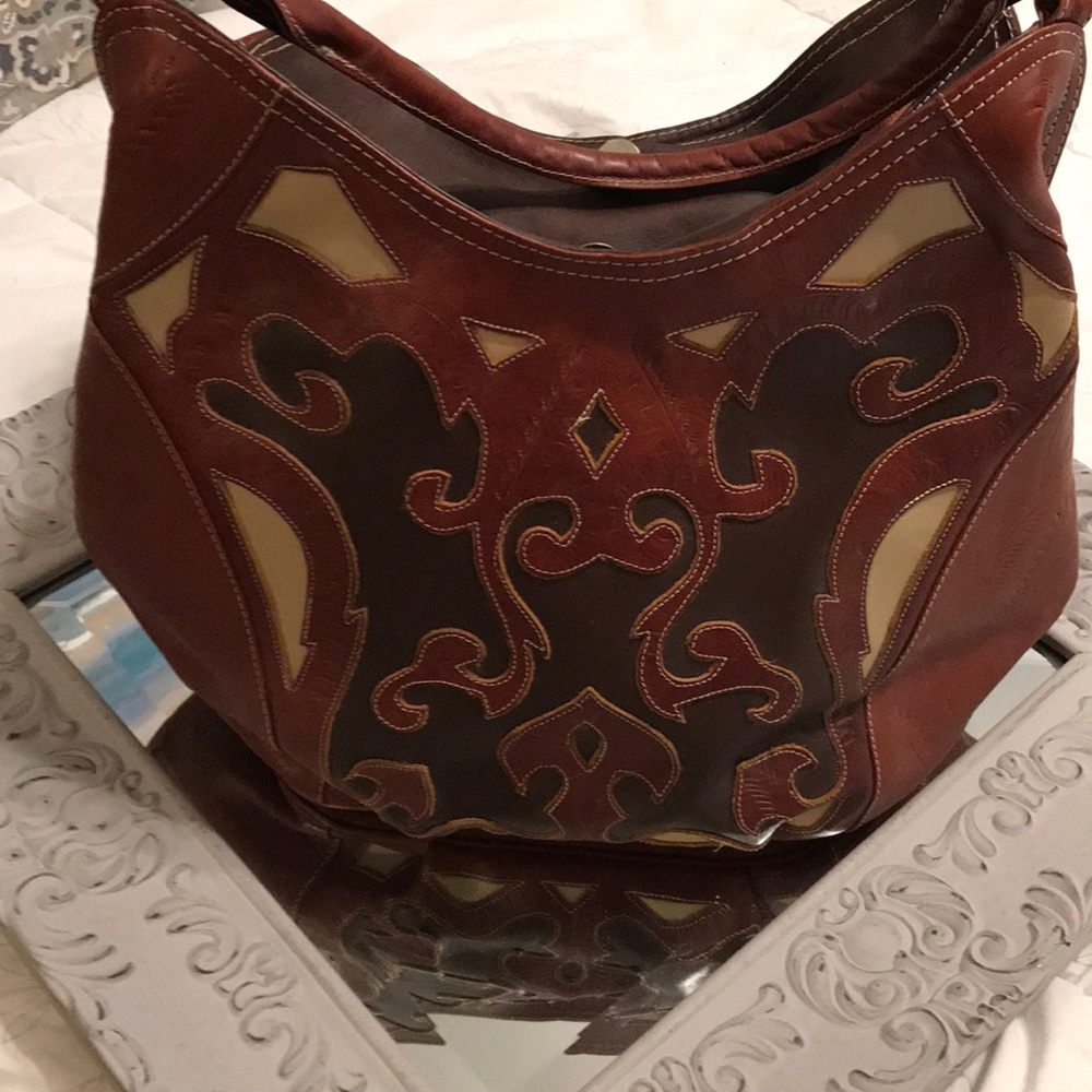 Soft Surroundings leather handbag.